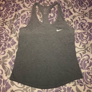NWOT Nike Gray Ombré Racerback Tank, M